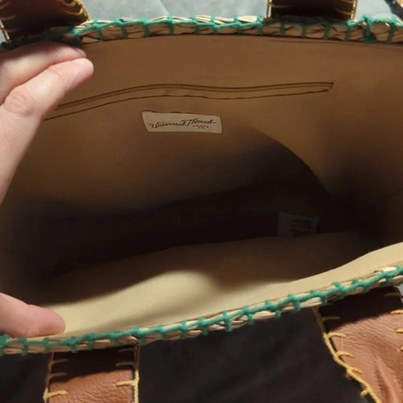 Universal Thread Straw Mini Tote Handbag in Natural Color - Picture 4 of 4
